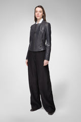 VSP - Lola - Anthracite Leather Jacket