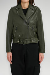 VSP - Audrey - Green Leather Jacket