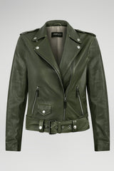 VSP - Audrey - Green Leather Jacket
