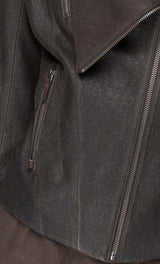 VSP - Alba - Brown Bitter Leather Jacket
