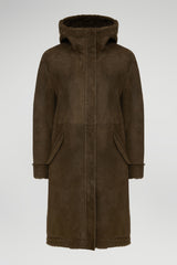 VSP - Adelyn - Brown Tobacco Shearling Coat
