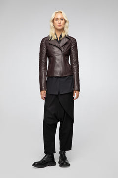 VSP - Alya - Bordeaux Leather Jacket
